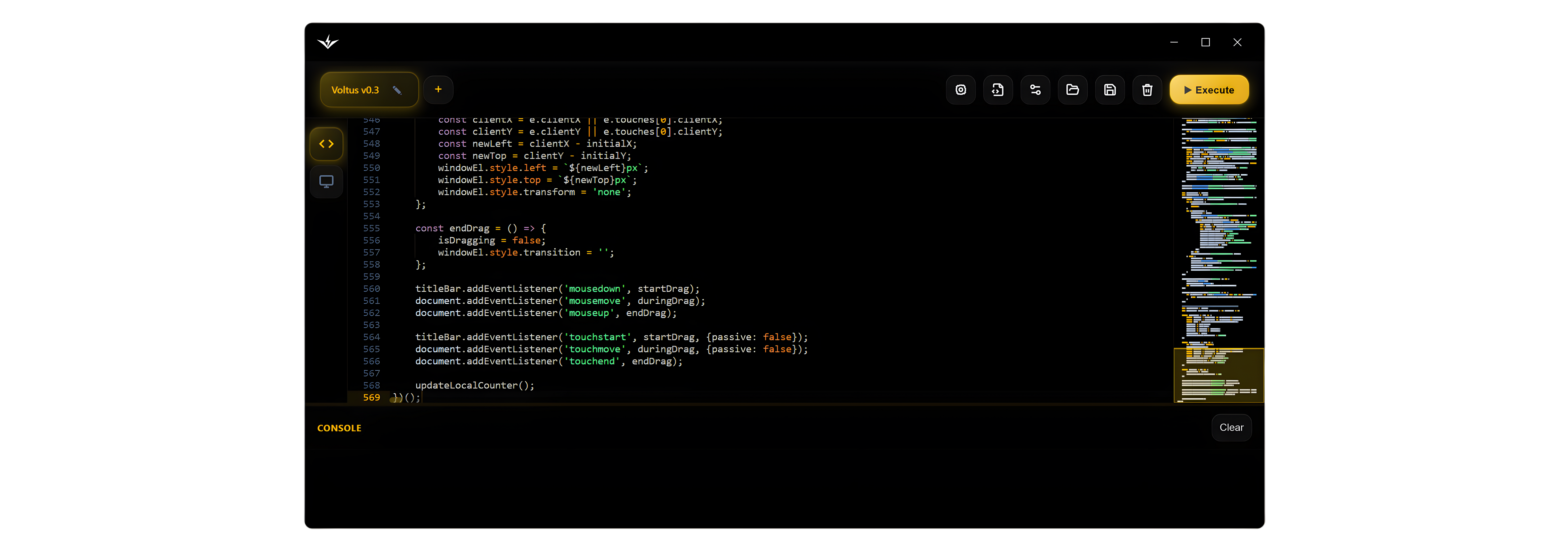 Voltus IDE Interface